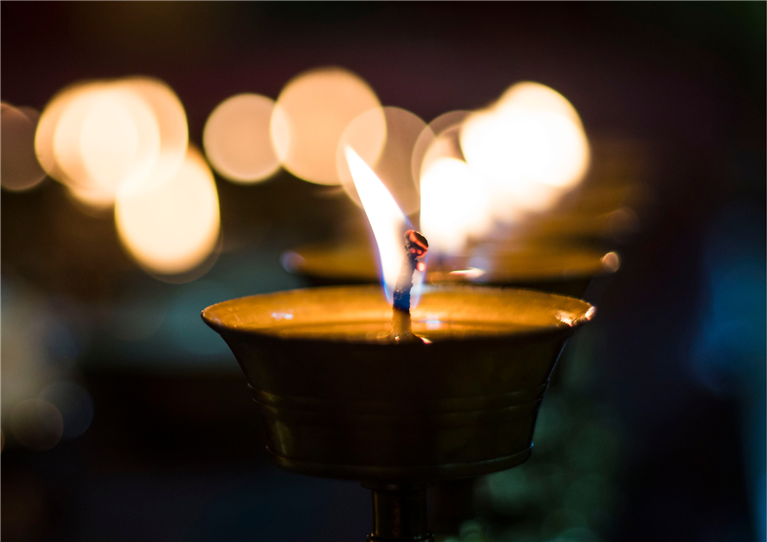 Lichtjesavond begraafpark Kleverlaan 